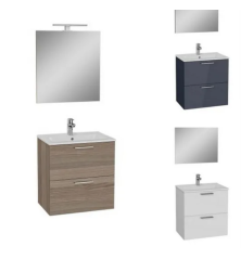 Mobile Bagno Rodin 60cm con lavabo e specchio