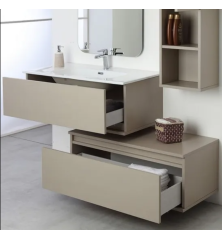 Mobile Bagno Maia 90cm con mobile laterale