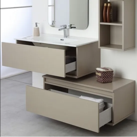 Mobile Bagno Maia 90cm con mobile laterale