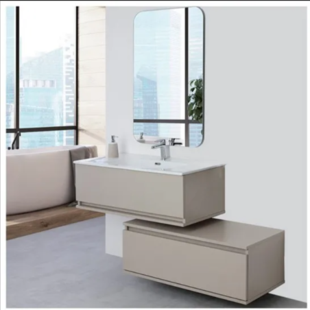 Mobile Bagno Maia 90cm con mobile laterale