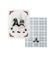 Set di Asciugamani da Cucina  Xmas Gnomes 70 x 50 cm 2 Pezzi