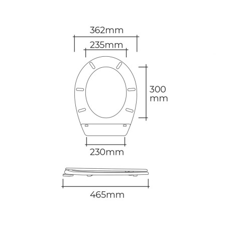 Tavoletta da Water EDM Bianco PVC