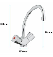 Rubinetto Bimando Grohe cucina