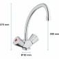 Rubinetto Bimando Grohe cucina