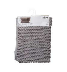 Tappeto da bagno 5five Grigio Poliestere (50 x 75 cm)