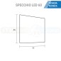 Specchio Bagno 60cm LED