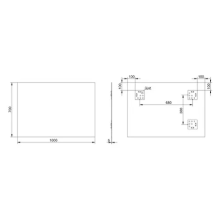 Mobile Bagno Duble 120cm doppio lavabo