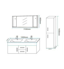 Mobile Bagno Thai 120cm