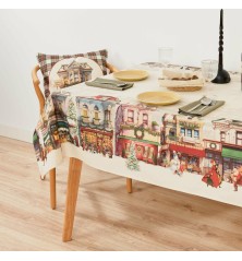 Tovaglia antimacchia Belum Christmas City Multicolore 100 x 150 cm