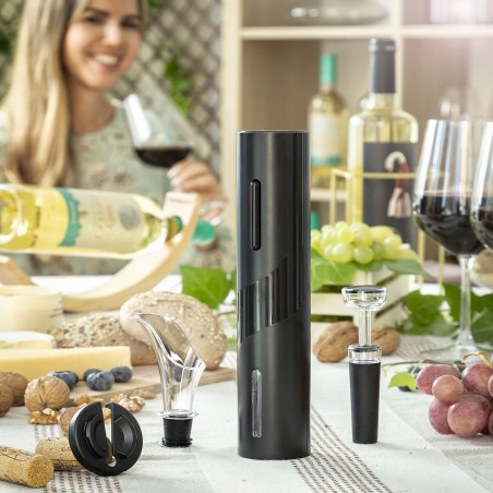 Cavatappi Elettrico con Accessori per Vino