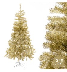 Albero di Natale Dorato Metallo Plastica 240 cm