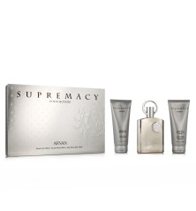 Cofanetto Profumo Uomo Afnan Supremacy Silver EDP 3 Pezzi