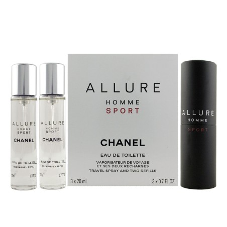 Cofanetto Profumo Uomo Chanel Allure Homme Sport EDT 2 Pezzi