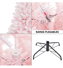 Albero di Natale Rosa PVC 60 x 60 x 150 cm