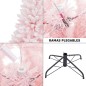 Albero di Natale Rosa PVC 60 x 60 x 150 cm