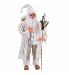 Babbo Natale Bianco 47 X 30 X 122 CM