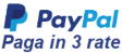 Paga in 3 rate con PayPal